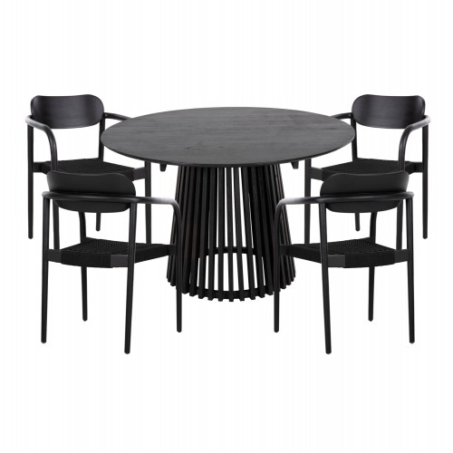 ΣΕΤ ΤΡΑΠΕΖΑΡΙΑΣ 5ΤΜΧ OSLO HM21075 01 ΣΤΡΟΓΓΥΛΟ ΤΡΑΠΕΖΙ Φ120εκ 4 ΚΑΡΕΚΛΕΣ ΜΑΥΡΟ c491948 ΣΕΤ ΤΡΑΠΕΖΑΡΙΑΣ 5ΤΜΧ OSLO HM21075 01 ΣΤΡΟΓΓΥΛΟ ΤΡΑΠΕΖΙ Φ120εκ 4 ΚΑΡΕΚΛΕΣ ΜΑΥΡΟ c491948