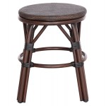 ΣΚΑΜΠΟ ΑΛΟΥΜΙΝΙΟΥ CHINO HM6285 01 BAMBOO LOOK ΚΑΦΕ TEXTILENE ΚΑΦΕ Φ36x46Υεκ c491950
