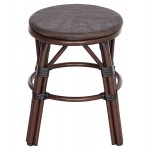 ΣΚΑΜΠΟ ΑΛΟΥΜΙΝΙΟΥ CHINO HM6285 01 BAMBOO LOOK ΚΑΦΕ TEXTILENE ΚΑΦΕ Φ36x46Υεκ c491950