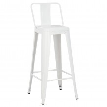 ΣΚΑΜΠΟ BAR ME ΠΛΑΤΗ ΜΕΤΑΛΛΙΚΟ MELITA PRO HM8643 41 ΛΕΥΚΟ ΜΑΤ 42x42x100Υεκ c491978