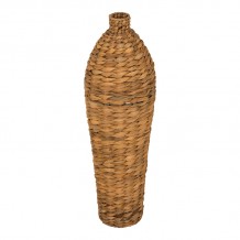 Βάζο Velout pakoworld από υάκινθο σε φυσική απόχρωση Φ18x57εκ c492081