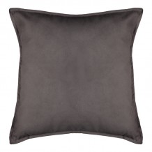Μαξιλάρι διακοσμητικό Derfon pakoworld ύφασμα σε ανθρακί απόχρωση 55x55εκ c492104