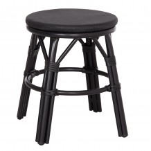 ΣΚΑΜΠΟ ΑΛΟΥΜΙΝΙΟΥ CHINO HM6285 02 BAMBOO LOOK TEXTILENE ΣΕ ΜΑΥΡΟ Φ36x46Υεκ c492140