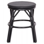 ΣΚΑΜΠΟ ΑΛΟΥΜΙΝΙΟΥ CHINO HM6285 02 BAMBOO LOOK TEXTILENE ΣΕ ΜΑΥΡΟ Φ36x46Υεκ c492140