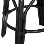 ΣΚΑΜΠΟ ΑΛΟΥΜΙΝΙΟΥ CHINO HM6285 02 BAMBOO LOOK TEXTILENE ΣΕ ΜΑΥΡΟ Φ36x46Υεκ c492140