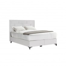 BRICK ΚΡΕΒΑΤΙ ΜΕ ΑΠΟΘΗΚ ΧΩΡΟ ΓΙΑ ΣΤΡΩΜΑ 160x200cm OFF WHITE 16 450 215x165x121 c492226