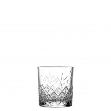 Γυάλινο Ποτήρι Σκαλιστό Χαμηλό 28 5cl φ8x8 8cm LIBERTY UNIGLASS Σετ 12 c492232