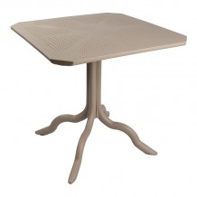 Τραπέζι Icon pakoworld PP σε απόχρωση cappucino 80x80x74 5εκ c492334 Τραπέζι Icon pakoworld PP σε απόχρωση cappucino 80x80x74 5εκ c492334
