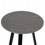 ΣΕΤ 2ΤΜΧ ΤΡΑΠΕΖΙΑ ΣΑΛΟΝΙΟΥ ROCKET HM21090 01 MDF ΓΚΡΙ ΜΑΡΜΑΡΟ Φ80εκ Φ45εκ c492367