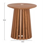 ΣΕΤ 2ΤΜΧ ΤΡΑΠΕΖΙΑ ΣΑΛΟΝΙΟΥ TALBERT HM21083 MDF ΦΥΣΙΚΟ ΞΥΛΟΥ Φ80εκ Φ45εκ c492371
