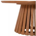 ΣΕΤ 2ΤΜΧ ΤΡΑΠΕΖΙΑ ΣΑΛΟΝΙΟΥ TALBERT HM21083 MDF ΦΥΣΙΚΟ ΞΥΛΟΥ Φ80εκ Φ45εκ c492371