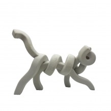 BELMA DECO ΓΑΤΑ POLYRESIN ΛΕΥΚΟ 29 8x7 7xH21 6cm c492405