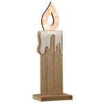 Stand Relief Κερί Otonal Mdf Ecru Orange PU 16 7x5x20 5cm c492477
