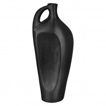 Βάζο Μπουκαλιού Nera Κεραμικό Μαύρο 10,5X6X25Cm  c492489