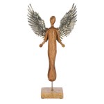 Φιγούρα Angels Diana Mango Ξύλο Ecru PU 4 19x7x36 5cm c492503