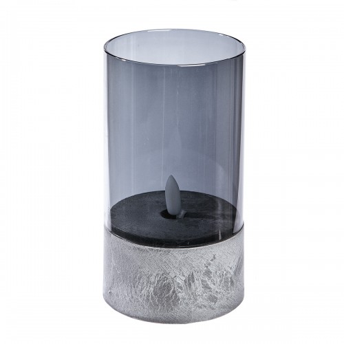 Wind Light Led Cylindrical Γυάλινο Γκρι PU H 125 cm D cm c492512
