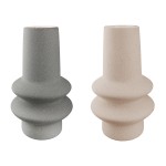 Βάζο Radon Κεραμικό Beige Γκρι PU Pcs Assorted H 195 cm D 11 cm c492555