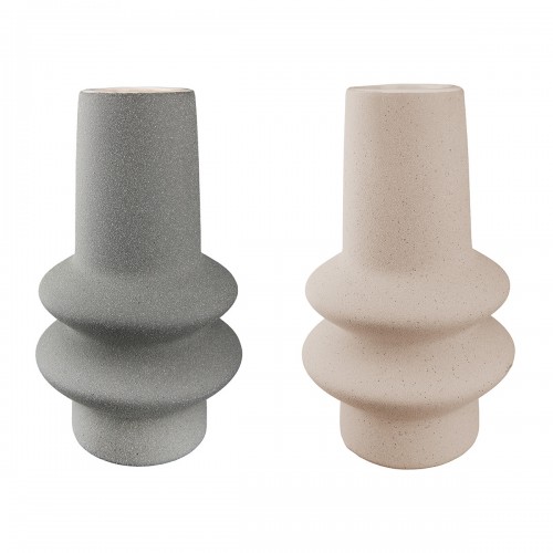 Βάζο Radon Κεραμικό Beige Γκρι PU Pcs Assorted H 195 cm D 11 cm c492555