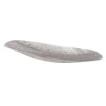  Μπολ Οβάλ Sinar Αλουμίνιο Ασημί 47X14X4Cm 47X14X4Cm c492582