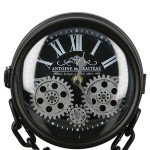  Ρολόι Chain Gear Motif Glassware Metal Black 18X17X33Cm 18X17X33Cm c492601
