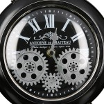  Ρολόι Chain Gear Motif Glassware Metal Black 18X17X33Cm 18X17X33Cm c492601