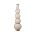 Floor Βάζο Large Rotonda Σίδερο Γκρι PU H 76 cm D 20 cm c492615