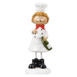Φιγούρα Cook Star Chef Πολυρεζίνη Λευκό PU Pcs Assorted 4 5x4 5x13cm c492650