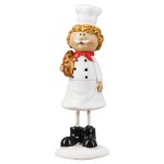 Φιγούρα Cook Star Chef Πολυρεζίνη Λευκό PU Pcs Assorted 4 5x4 5x13cm c492650