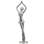 Φιγούρα Ballerina Adeline Πολυρεζίνη Ασημένιο PU Pcs Assorted 10x9 5x29 5cm c492662