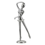 Φιγούρα Ballerina Adeline Πολυρεζίνη Ασημένιο PU Pcs Assorted 10x9 5x29 5cm c492662