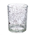 Φανάρι Καταιγίδας Modern Art Γυάλινο Μαύρο Clear PU H 125 cm D 10 cm c492711