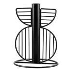  Κηροπήγιο Black White Metal Black White 4 τμχ Ποικιλία D115X16Cm D115X16Cm c492720
