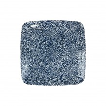 Πιάτο ρηχό Μελαμίνης Τετράγωνο 26 6x26 6cm 468gr Μπλε Morleos - Σετ 6 c492802