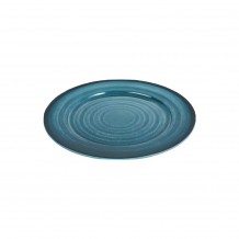 Πιάτο ρηχό Μελαμίνης φ27 2cm 509gr Μπλε Morleos - Σετ 6 c492806