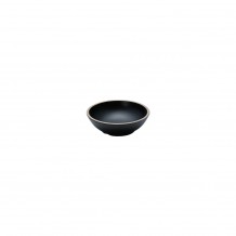Μπωλάκι Μελαμίνης φ11 6xY3 6cm Μαύρο ματ με μπεζ rim Morleos - Σετ 6 c492816