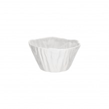 Μπωλ Μελαμίνης Ανάγλυφο Ακανόνιστο φ20 3xY11 8cm λευκό Morleos - Σετ 6 c492846