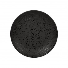 Πιάτο Μελαμίνης φ30 4cm μαύρο Morleos - Σετ 6 c492852