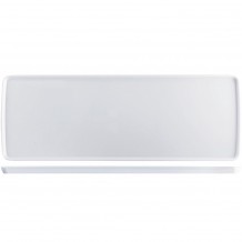 Πιατέλα Μελαμίνης ορθογώνια 50x18cm Λευκή Morleos - Σετ 6 c492861
