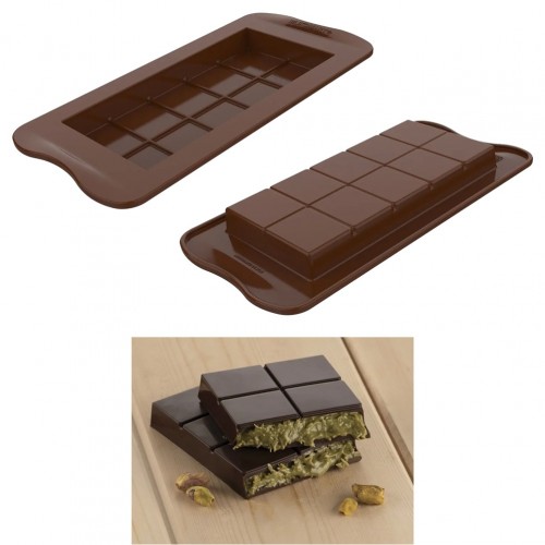 Καλούπι αντικολλητικό σιλικόνης DUBAI Chocolate 175ml 15 5x7 5x1 55cm SILIKOMART c492902