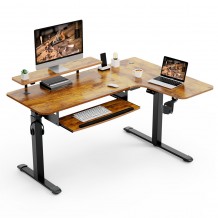 Γραφείο - Eureka Ergonomic ERK-L60R-RB-V1-EU 155x110x88-135εκ c492904