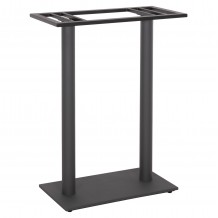 ΒΑΣΗ ΤΡΑΠΕΖΙΟΥ ΜΠΑΡ HM480 20 ΔΥΟ ΠΟΔΙΑ-ΜΕΤΑΛΛΙΚΗ ΣΕ ΓΚΡΙ ΧΡΩΜΑ 80x40x108Υεκ c492912