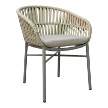 Πολυθρόνα αλουμινίου-pe σχοινί Frama pakoworld στοιβαζόμενη σε καφε απόχρωση και μαξιλάρι 57x60x78εκ c492971 Πολυθρόνα αλουμινίου-pe σχοινί Frama pakoworld στοιβαζόμενη σε καφε απόχρωση και μαξιλάρι 57x60x78εκ c492971