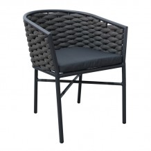 Πολυθρόνα αλουμινίου-pp Noevo pakoworld στοιβαζόμενη με γκρι σκελετό και μαξιλάρι 57x62x77εκ c492977 Πολυθρόνα αλουμινίου-pp Noevo pakoworld στοιβαζόμενη με γκρι σκελετό και μαξιλάρι 57x62x77εκ c492977