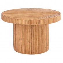 ΤΡΑΠΕΖΙ ΤΡΑΠΕΖΑΡΙΑΣ GATSBY HM9884 ΦΥΣΙΚΟ RATTAN ΣΕ ΦΥΣΙΚΟ ΧΡΩΜΑ Φ120x76Υεκ c493029