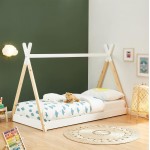 ΚΡΕΒΑΤΙ ΠΑΙΔΙΚΟ MUNK HM699 03 τ MONTESSORI ΞΥΛΟ ΠΕΥΚΟΥ ΦΥΣΙΚΟ-ΛΕΥΚΟ- 190x90εκ c493030