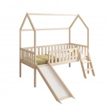 ΠΑΙΔΙΚΟ ΚΡΕΒΑΤΙ ΜΕ ΤΣΟΥΛΗΘΡΑ PHYLLIS HM701 01 ΞΥΛΟ ΠΕΥΚΟΥ ΦΥΣΙΚΟ ΓΙΑ 90x190εκ c493032