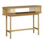 Κονσόλα Nodial pakoworld MDF Bamboo σε φυσική απόχρωση 120x39x85εκ c493199