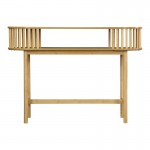 Κονσόλα Nodial pakoworld MDF Bamboo σε φυσική απόχρωση 120x39x85εκ c493199
