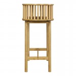 Κονσόλα Nodial pakoworld MDF Bamboo σε φυσική απόχρωση 120x39x85εκ c493199