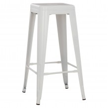 ΣΚΑΜΠΟ ΜΠΑΡ ΜΕΤΑΛΛΙΚΟ MELITA-PRO HM8642 41 ΣΕ ΛΕΥΚΟ ΜΑΤ 43x43x78Υεκ c493214